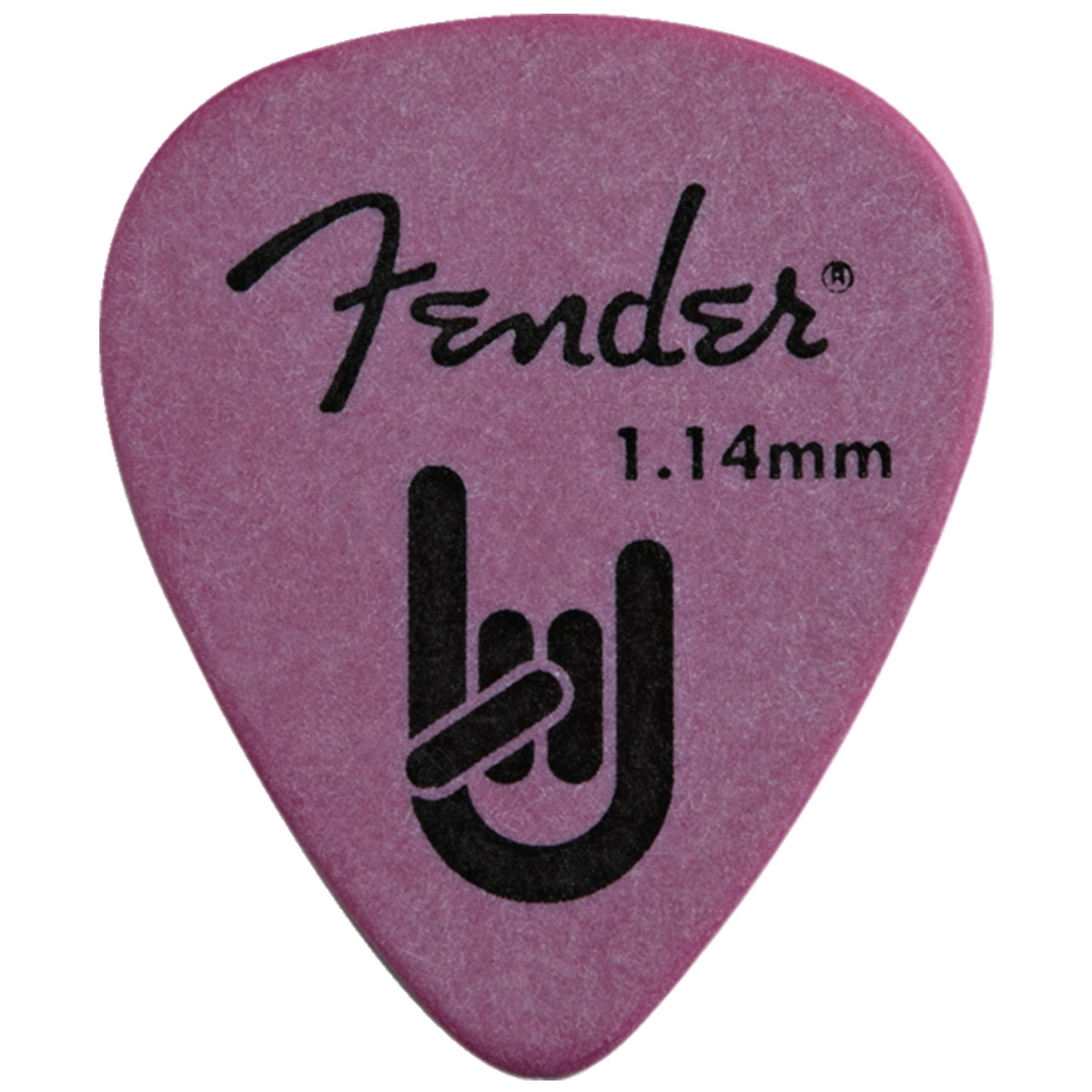 PALHETA  ROCK ON 1.14MM ROXA FENDER