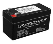 BATERIA SELADA - 12V 1,3AH - UNIPOWER